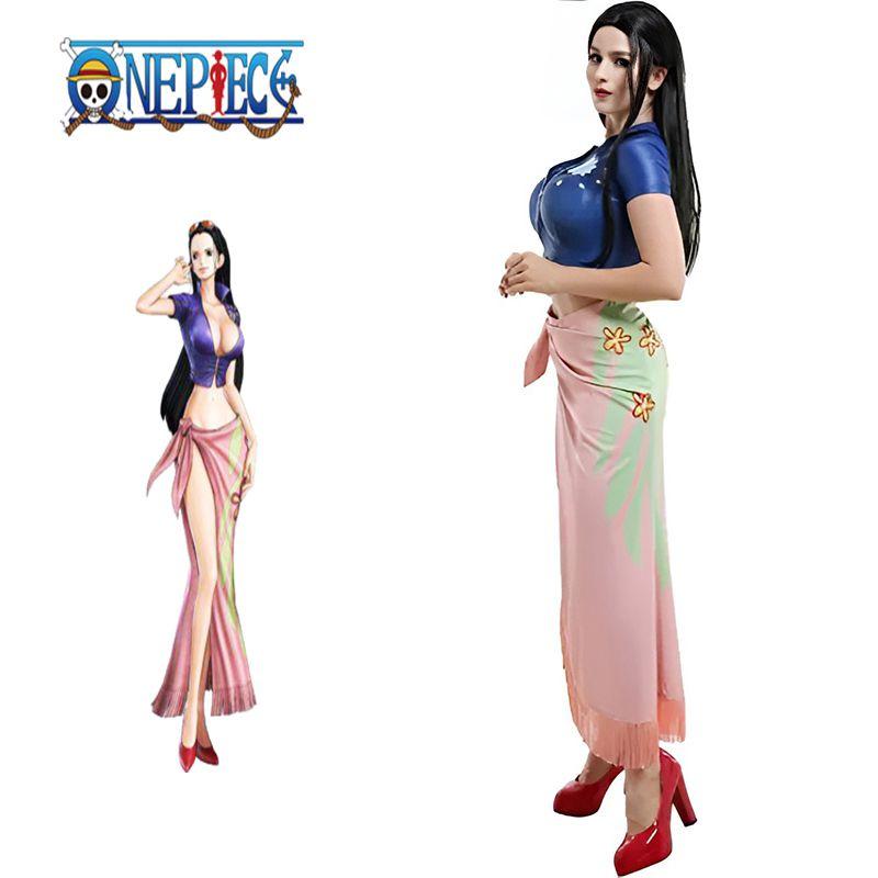 One Piece Nico Robin Skirt Anime Cosplay Costume Halloween Tops Decorated Perfect For Comic Exhibitions And Party Events.