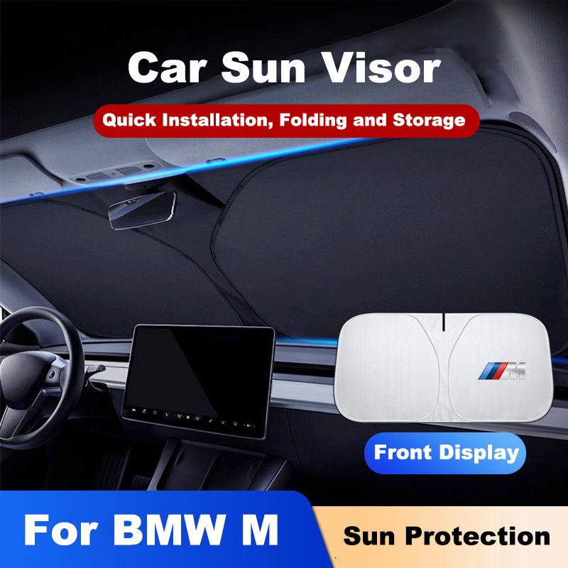 Foldable Car Windshield Sun Shade Visor UV Protection Shield For BMW M E46 E90 E60 F30 F10 E39 E36 F20 G30 G20 E87 E92 E91 X1 X2 sdbf49