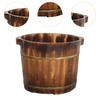 Wood Foot Bath Tub Deep Large Capacity Feet Soaking Tub Foot Wash Bucket Foot Bath Barrel for Bathroom Home Foot SPA Adults