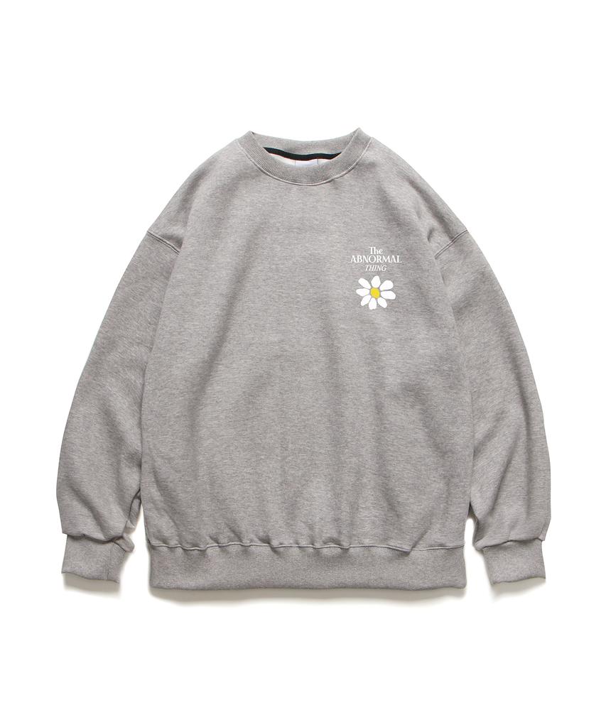 ABNORMALTHING Flower Crewneck Dark Grey