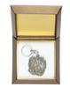 Yorkshire Terrier, Yorkie I - Silver-plated Pendant with a Dog In a Decorative Box, Handbag Decoration, Backpack Pendant by Art-Dog Brand