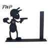 Decorative Bathroom Tissue Storage Funny Ant Toilet Paper Holder, 3D Printed Novelty Black Free Standing Creative Study Room Holder Roll Stand