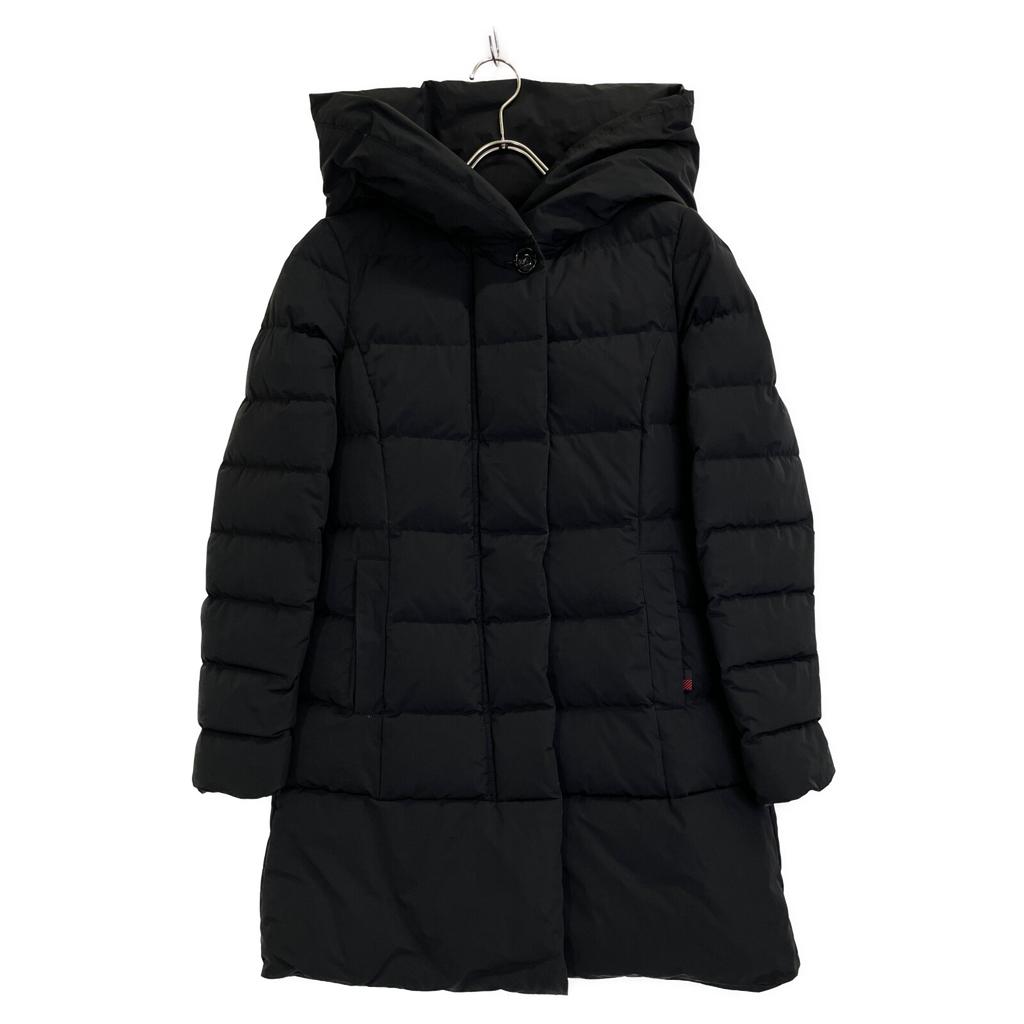 Woolrich UNITED ARROWS Special Order WWCPS2868 PUFFY PRESCOTT Hoodie Down Coat S blackUsed