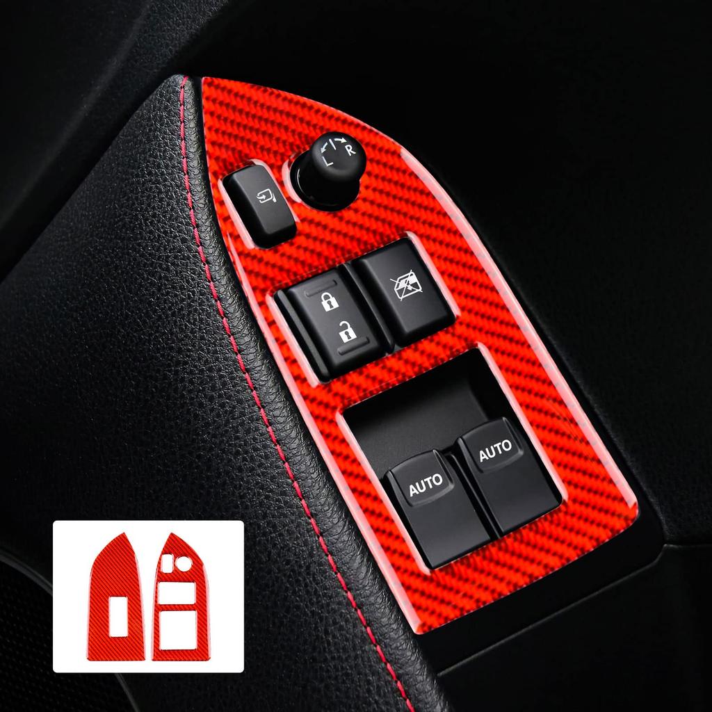 AIRSPEED Subaru BRZ ZC6 Toyota 86 ZN6 Spezielle Türfenster-Taste Türschalter-Abdeckung