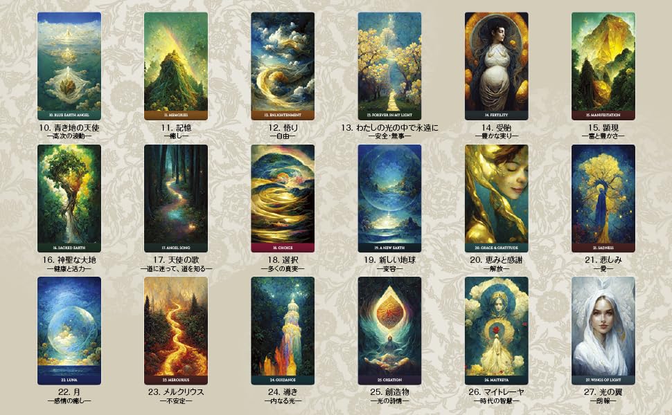 Blue Angel Oracle (45 Oracle Cards + Japanese Translation Guidebook) ([Variety])