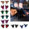 Women Natural Fur Feather Cuffs Sexy Cuffs With Feathers Feather Cuff Snap Bracelet Sleeves Wrist Arm Removable Shirt
