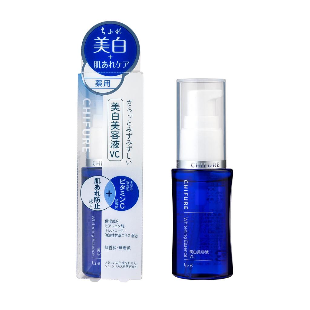 Chifure Whitening Serum VC - Fragrance-Free Skincare, 1 Bottle, Brightening Essence