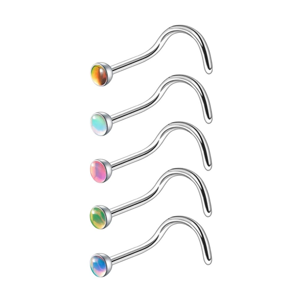 Nose Piercing Jewelry Nose Studs Set Alloy Nose Decorations Nose Piercings Alloy Texture Suitable for Comfortable Wear