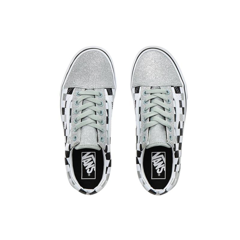 Vans Old Skool 'Glitter Checkerboard' Women's Vans VN0A4BV5V3J