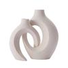 Vase Ornament, Resin Decorative Vase Sculpture, Table Decor for Living Room Bedroom Office Home Balcony Indoor