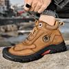 Neue Handgefertigte Lederstiefel Herren Freizeitschuhe botas Design Sneakers Mann Bequeme Lederschuhe Herren Stiefeletten Outdoor