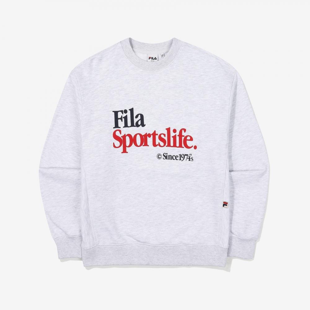 

Fila Свитшот Yuni Sportslife Fe2pof5101x Mly MELANGE GREY/090