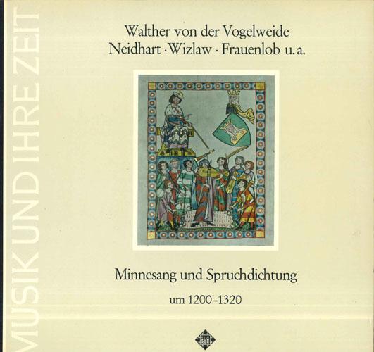

LP Record THOMAS BINKLEY STUDIO DER FRUHEN M Walther Von Der Vogelweide Minnes SAWT9487A TELEFUNKEN Germany Classical Used