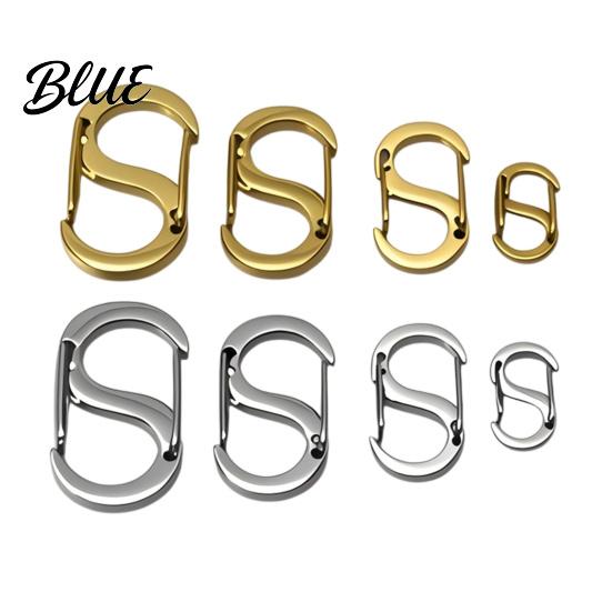 Necklace Closure Stainless Steel Clasp S-shaped Hook Clip Connector DIY