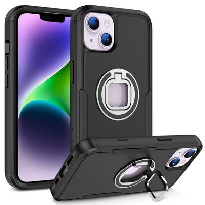 New Phone Case for Apple 14 with Foldable Ring Holder for IPhone Triple Proof Phone Case
