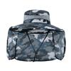 Unisex Bucket Hat with Shawl Waterproof Outdoor Hiking Fishing Cap Removable Big Eaves Face Neck Protection Sunscreen Caps Men
