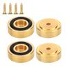 Snijplankvoetjes Messing Antislip Pads 4 Stuks Goud Met Schroeven Keukenaccessoires