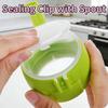1 pezzo di Clip Sigillanti per Alimenti con Beccuccio Erogatore, Clip Sigillanti a Prova di Umidità per Snack e Fiocchi d'Avena, Sigillatore per Sacchetti da Cucina per la Freschezza, Clip Sigillanti