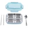 Lunch Box 4 Compartments 304 Stainless Steel Tableware Portable Lunch Containers for School Office