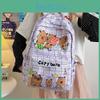 Backpack Capybara Printed Outdoor Breathable Large Capacity Travel Schoolbag Bag