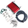 Motorcycle CNC Aluminum Engine Oil Cooler Cooling Radiator Kit for 50cc 110cc 125cc 140cc 150cc ATV PRO Trail Dirt Pit Bike
