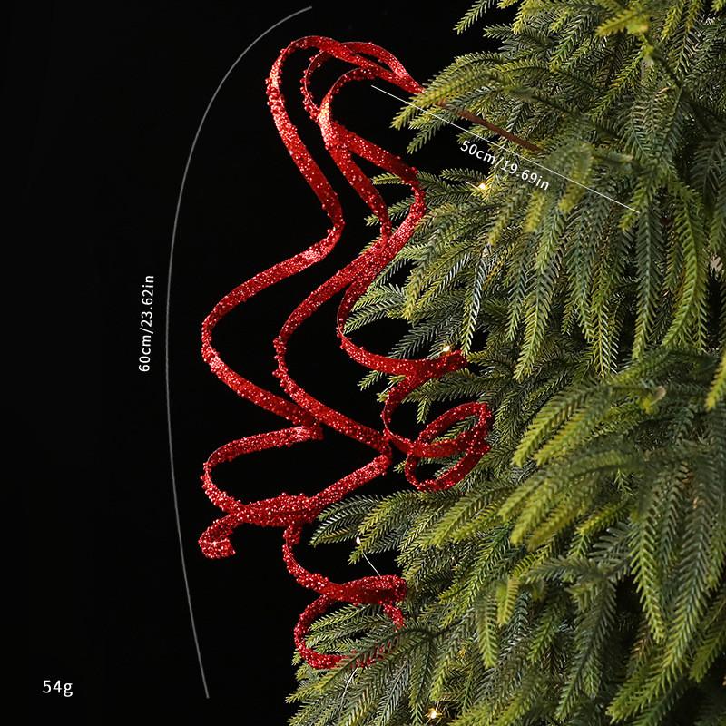 Branch Christmas Tree Ornament With Plastic Material Holiday Home Decor Props