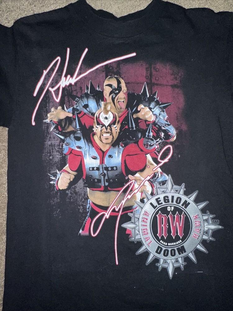 Vtg Legion of Doom Road Warriors Animal Hawk 1997 Men s T-Shirt Unisex T-Shirt XXXXL