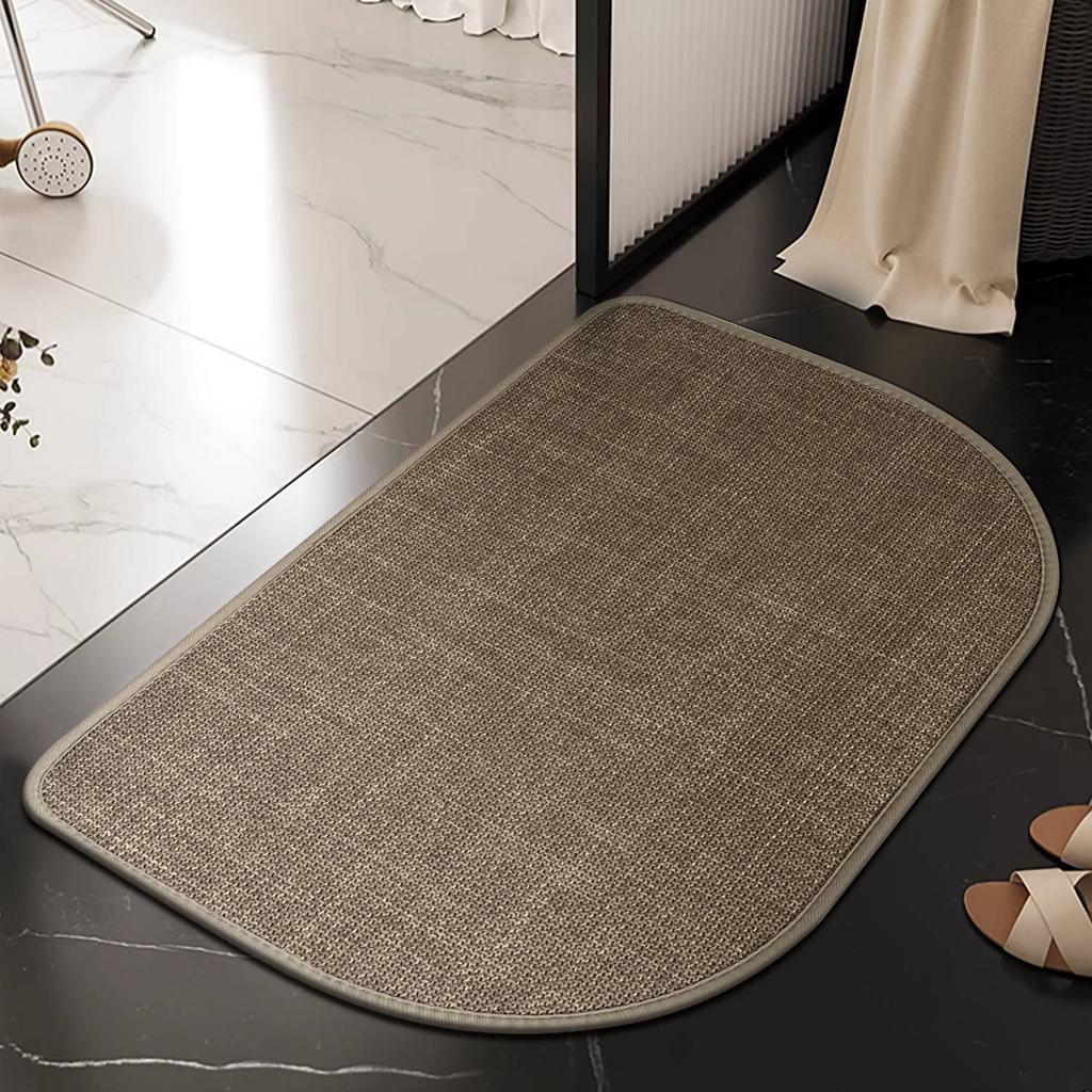 Bathroom Non-Slip Mat Quick-Drying Foot Pad Toilet Toilet Door Wipe Foot Pad Toilet Floor Mat Anti-Drop And Dirt-Resistant Door Mat