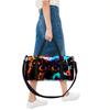 Borsa da Viaggio Grande Capacità con Controller di Gioco al Neon Per Ragazzo e Ragazza Migliori Regali Duffel da Viaggio Cartoni Animati 2D Borsa a Mano Per Bambini