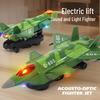 Electric 360° Rotating Light & Sound Camouflage Fighter Toy for Boys