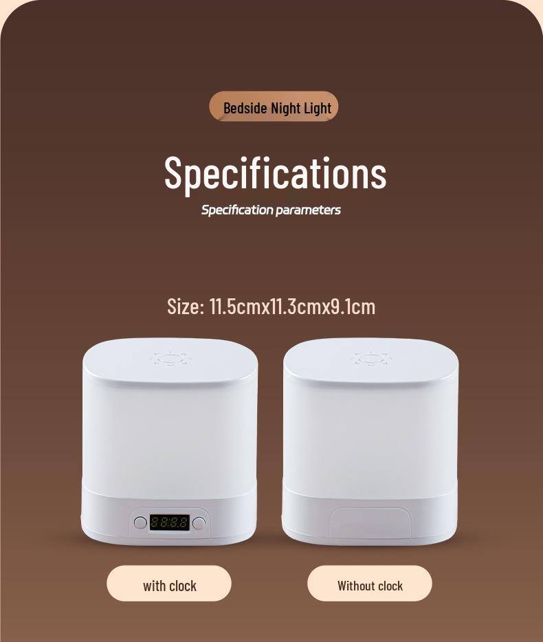 Rechargeable Touch Night Light with Remote - Eye Protection Table Lamp for Postpartum Baby Feeding & Bedroom Sleep