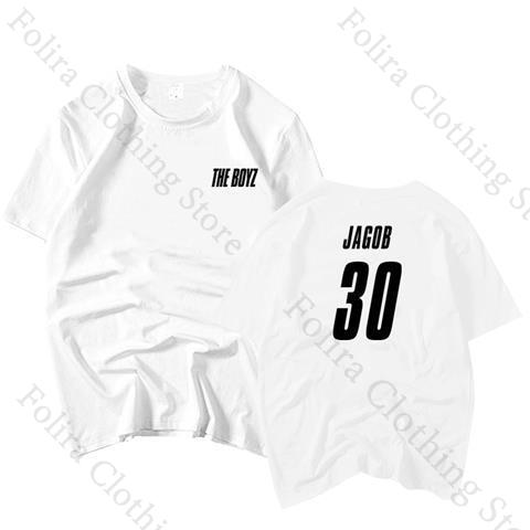 THE BOYZ Album The First Printing Tshirt for Fans Summer Tops Short Sleeve Tee Women Clothing Womens Tshirt Daily T Shirts