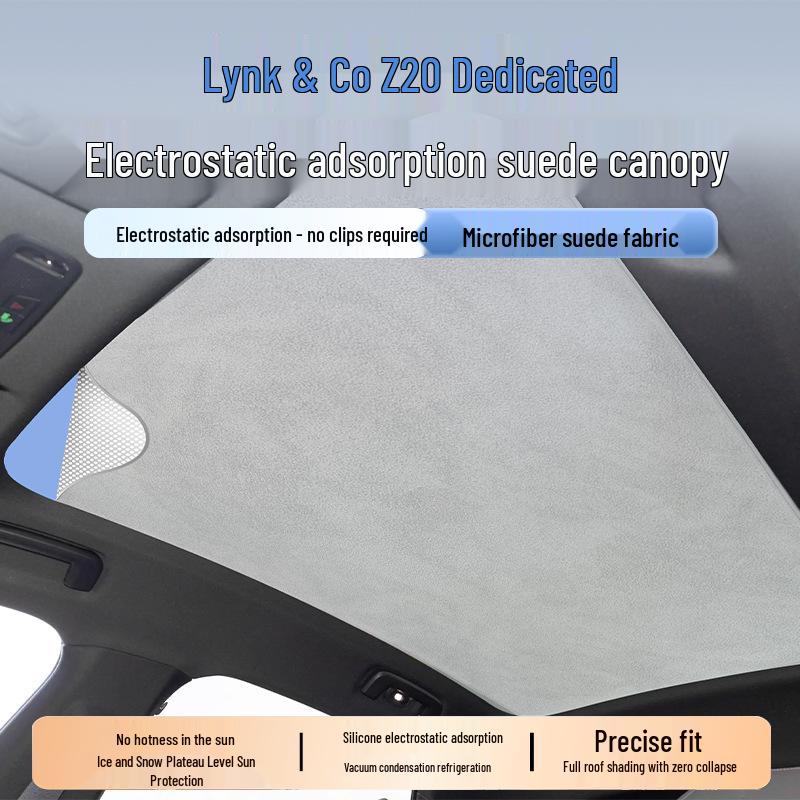 Lynk & Co 10EMP/Z10/Z20/07EMP Static Adsorption Sunroof Sunshade Interior Modification