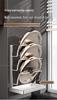 Stainless Steel Wall-Mounted Kitchen Rack for Cutting Boards and Pot Lids