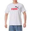 PUMA ESS T Shirts Men's White Crew Neck Moderate 688948-02