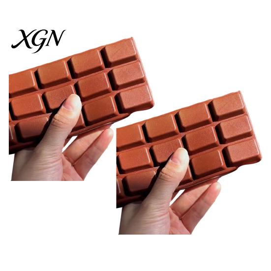 Chocolate Soft Fidget Toy Squeeze Slow Rising Stress Relief Pinch for Anxiety Office School Travel Sensory