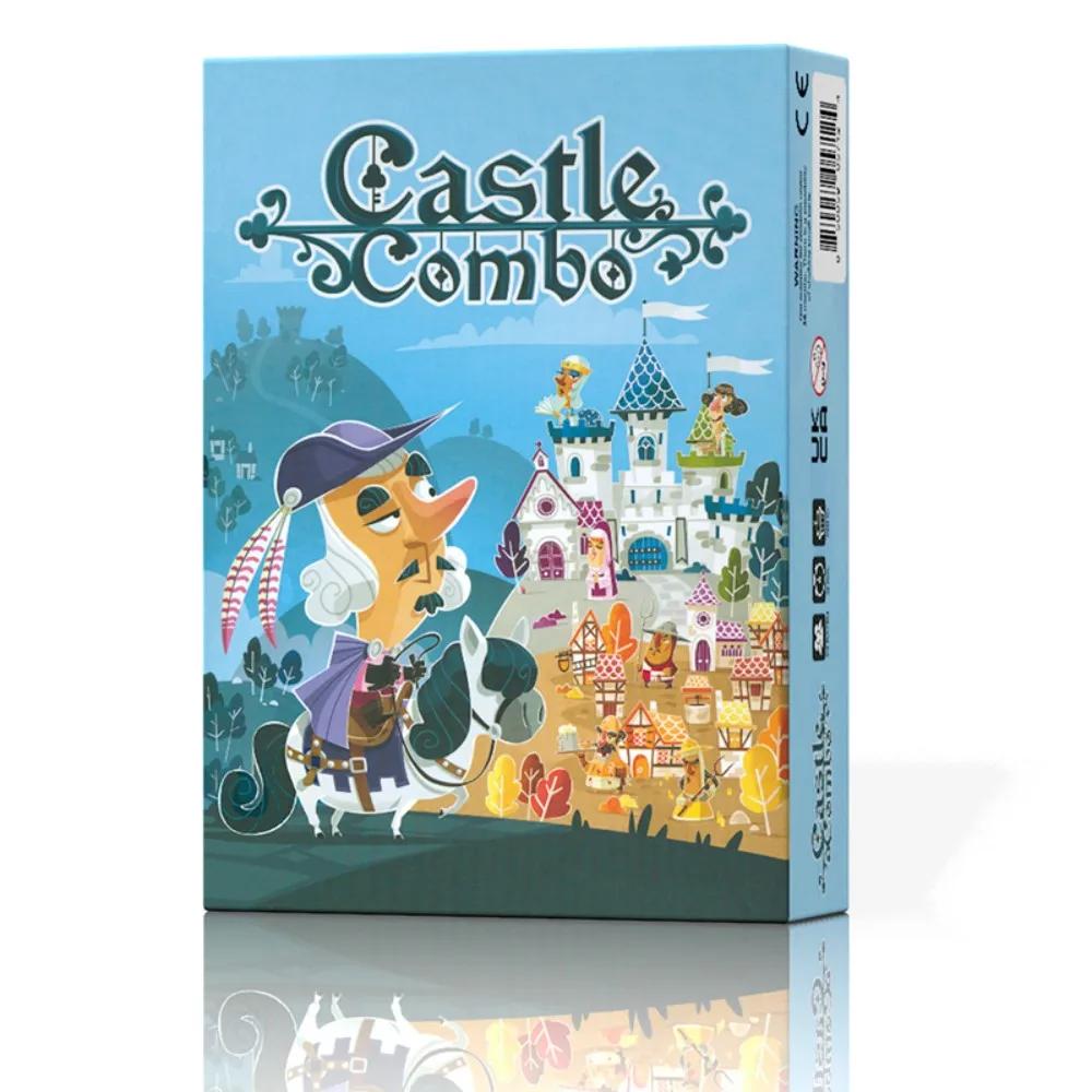 Castle Combo Board Game 2-5 Players English Version Strategy Games for Party/Family Table Card