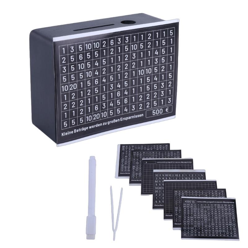 

Копилка для монет Копилка для копилок Декоративные украшения для копилок чёрный