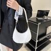 Sac pour FEMME en Polyuréthane Couleur Pure à Épaule Unique Sac à Chaîne Tendance Sac Bandoulière Sac Sous-Bras