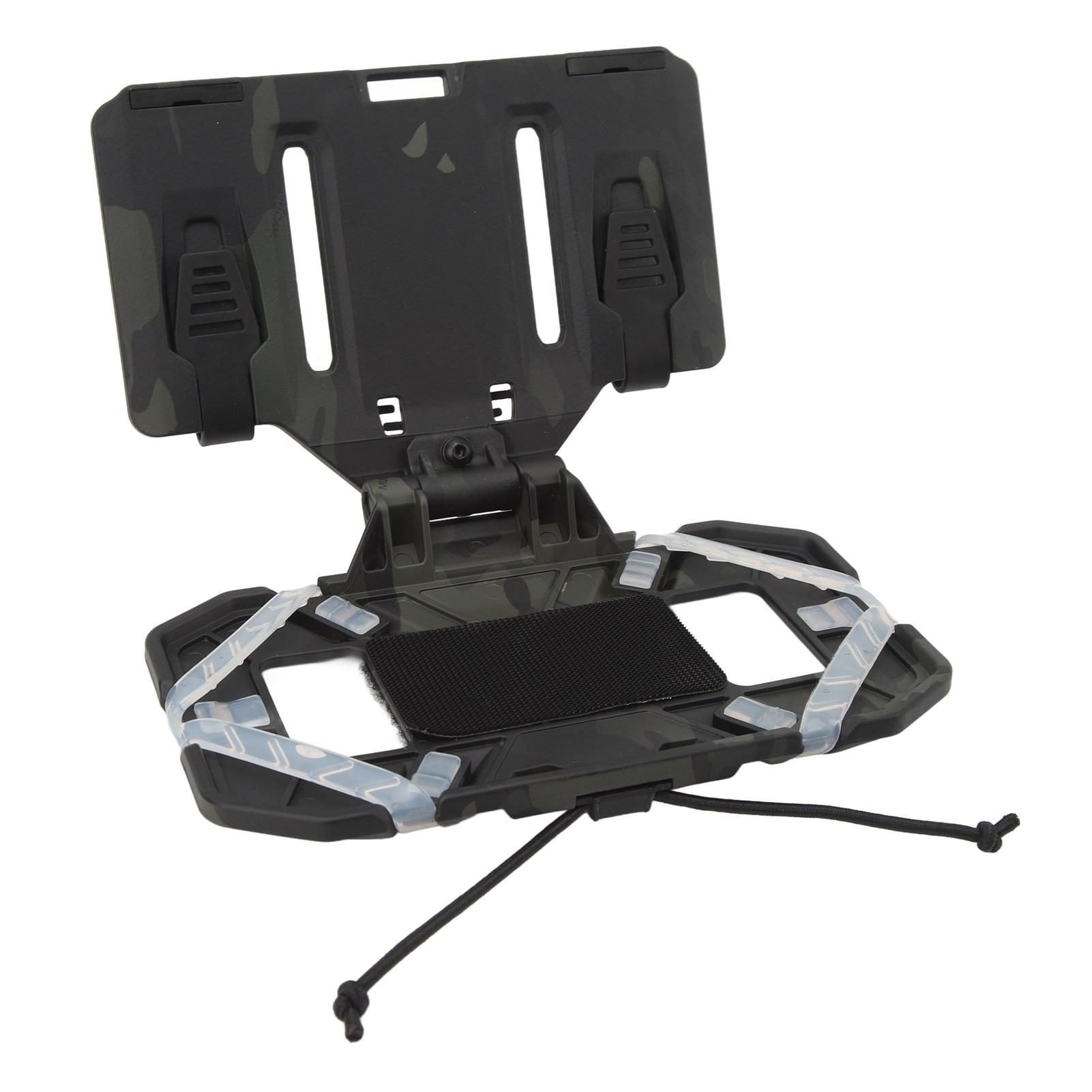 

Foldable Training Vest Phone Holder Multifunctional Folding Navigation Pad Vest Phone Board Plate Carrier Black Camo