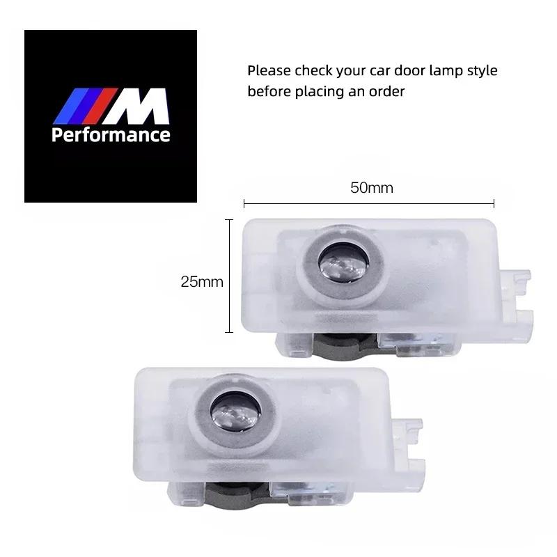 2Pcs Car Emblem Welcome Lights Auto Door Projector Lamps Accessories For BMW 3 Series I3 G20 G21 F40 2023 2022 2021 2024