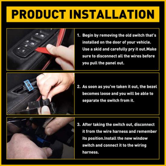 Power Window Control Switch For 2011 2012 2013 Jeep Grand Cherokee Dodge Durango