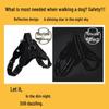 Reflective Rope Dog Leash & Harness for Small, Medium, Large Breeds