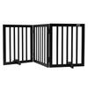 Free Standing Dog Gate, 24" H X 60" W Freestanding Pet Gate, 3 Panels Foldable Dog Gate for Wide and Narrow Passageways