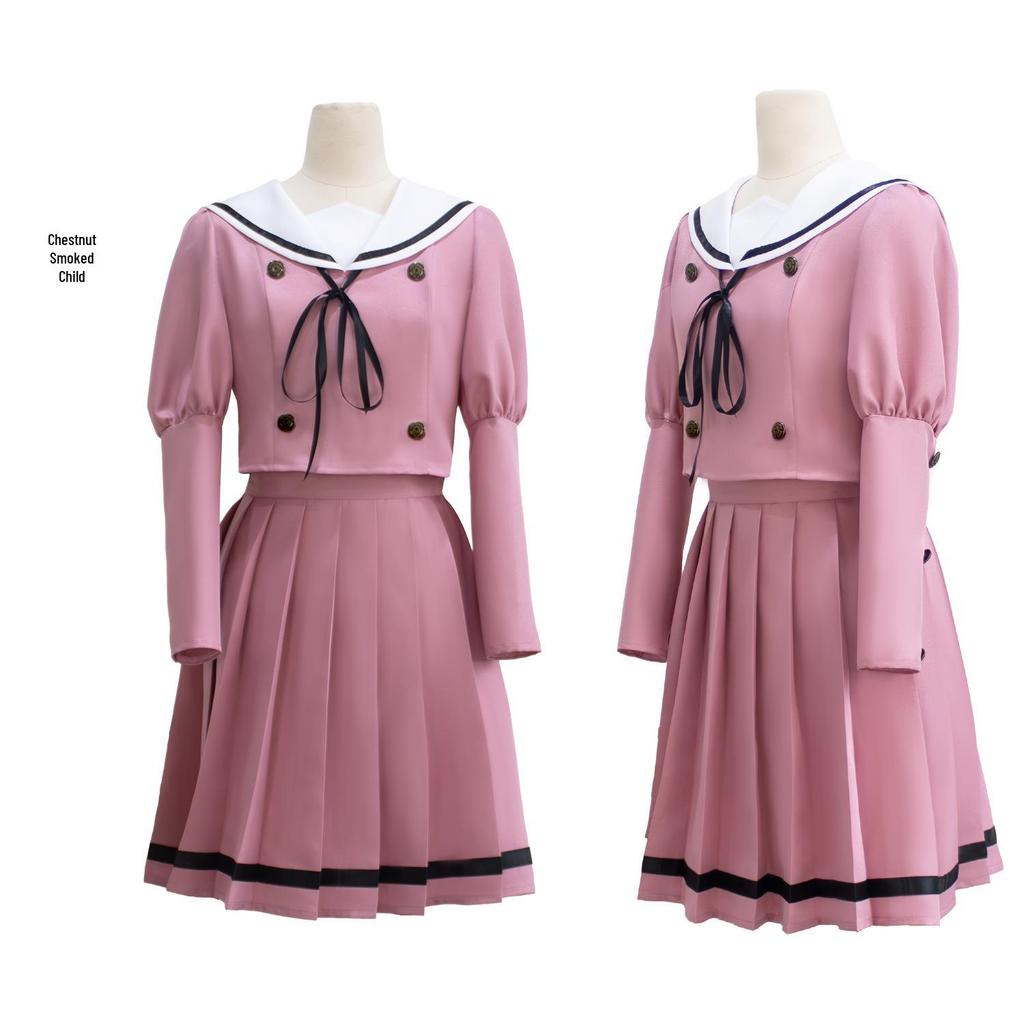 Flower Scent Rinran Anime School Uniform & Chestnut Scent Koko Cosplay Set with Incense Flowers