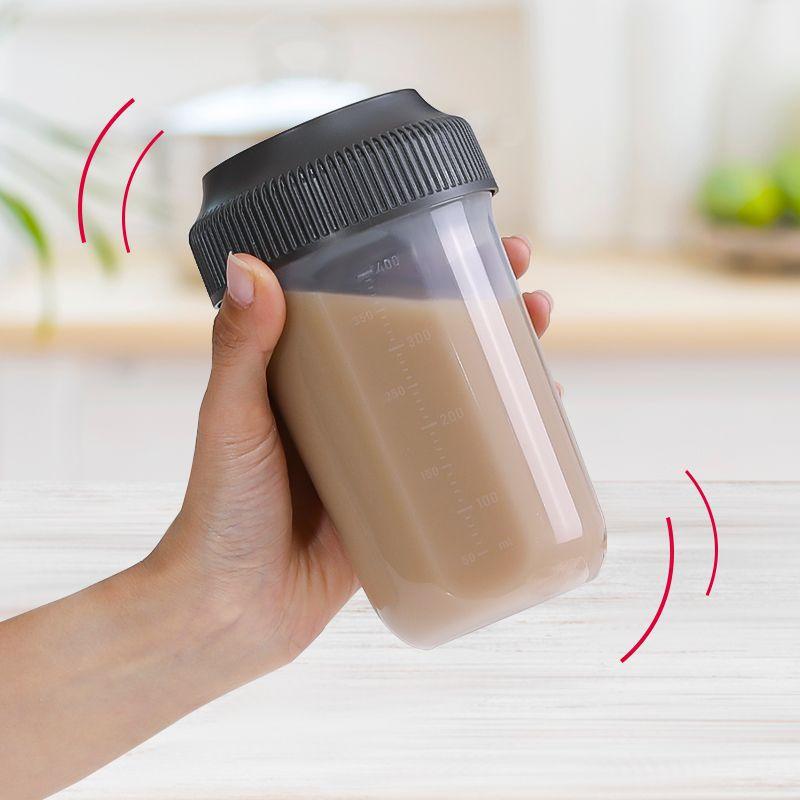 1Pc 400 ML Fitness Shaker Cup For Men And Women Sports Protein Powder Milkshake Mixing Cup Health And Beauty Home Goods