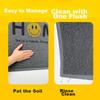 FOOJO Entrance Door Mat, Indoor And Outdoor Waterproof Non-Slip Mat, Loop Pile Carpet, 60*90cm, Smiley Face Design, Home Use