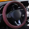 38cm Universal Steering Wheel Cover Soft Artificial Leather Braid Steering Wheel Cover Sport Styling Cover Interior Accessories