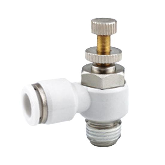 SL8 Throttle Valve Air Flow Speed Controller Hose Pneumatic Quick Connector