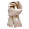Soft Long Thickened Neckscarf Cold-proof Winter Warmer Scarf Large Couple Knitting Wool Scarf  Men